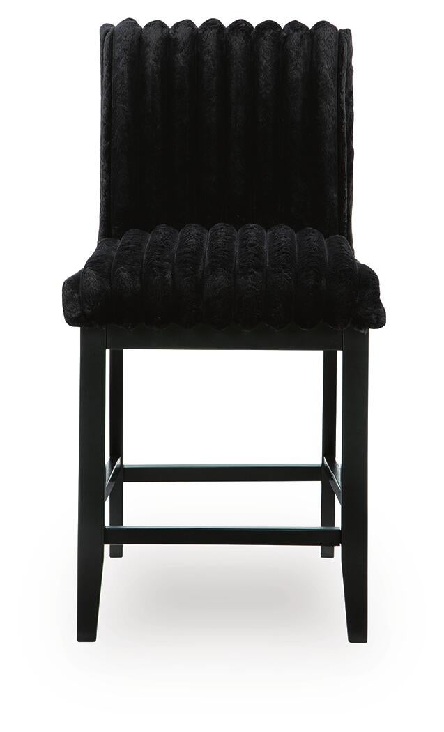 Mervannie Upholstered Barstool (2/CN)