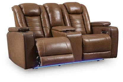 Gruaro PWR REC Loveseat/CON/ADJ HDRST