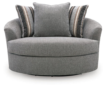 Creston Heights Oversized Swivel Accent Chair
