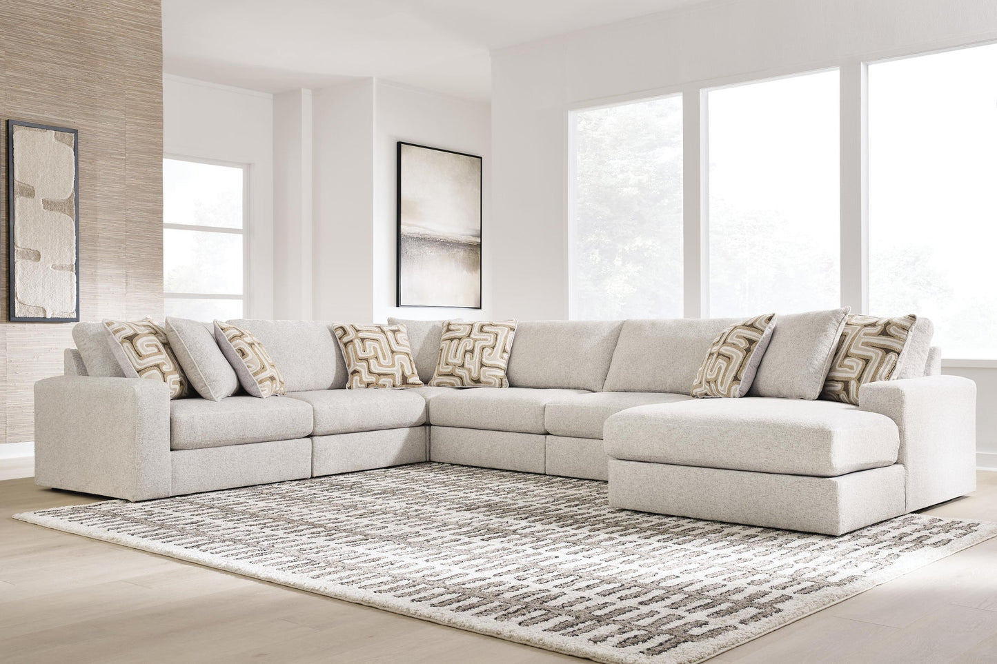 Kestrie 6-Piece Sectional with Chaise