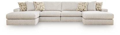 Kestrie 4-Piece Double Chaise Sectional