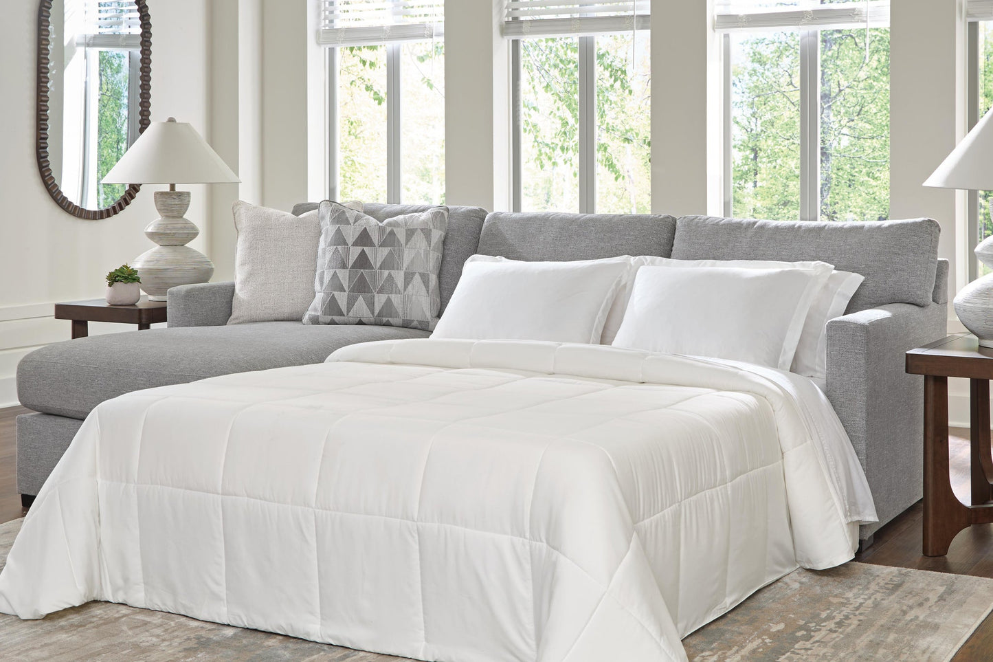 UrbanCrest 2-Piece Sleeper Sectional with Chaise