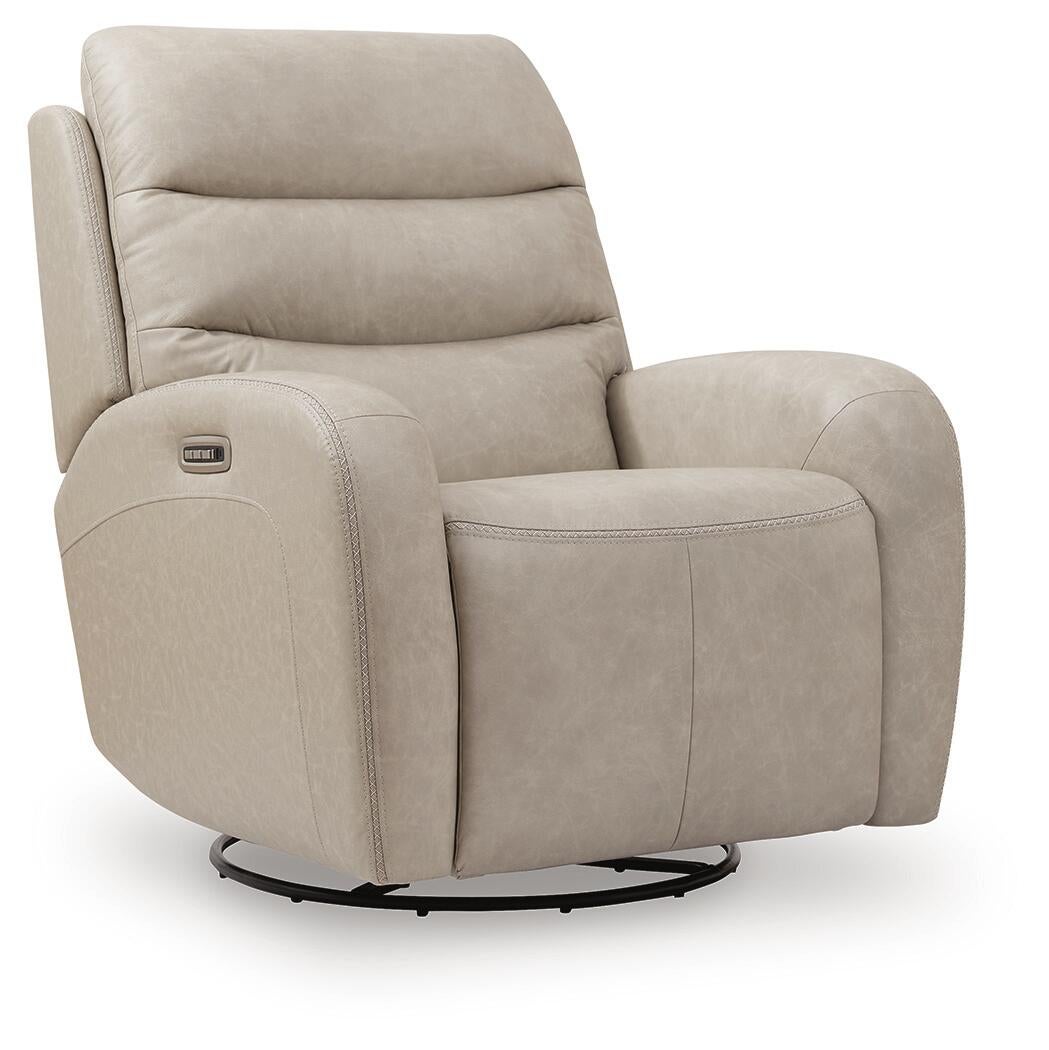 Motion-Max Swivel Glider Power Recliner