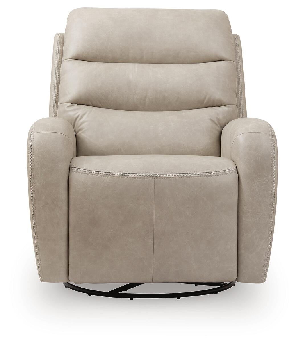 Motion-Max Swivel Glider Power Recliner