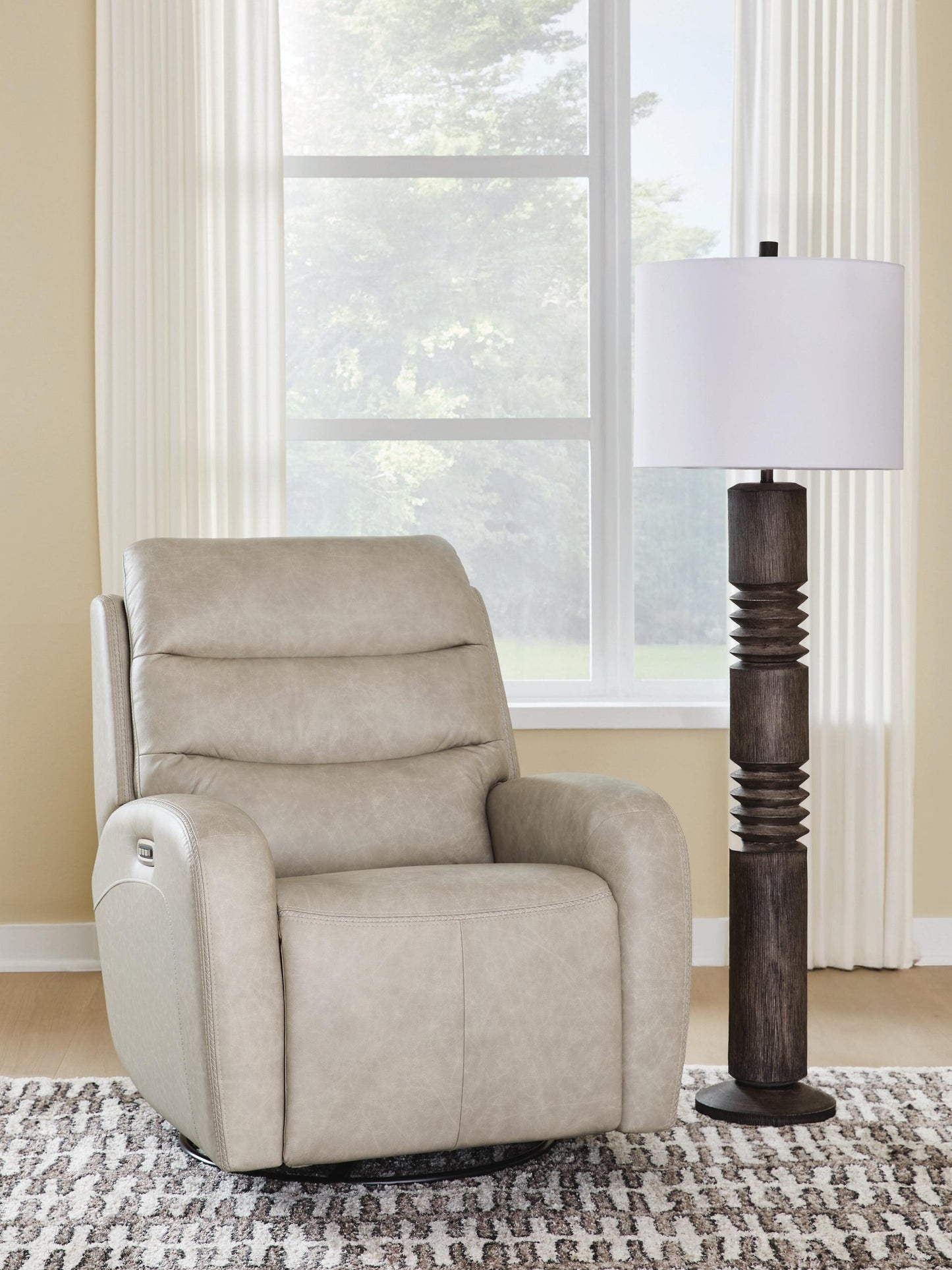Motion-Max Swivel Glider Power Recliner