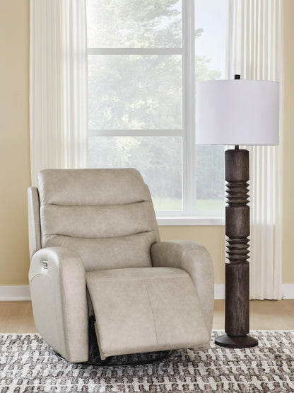 Motion-Max Swivel Glider Power Recliner