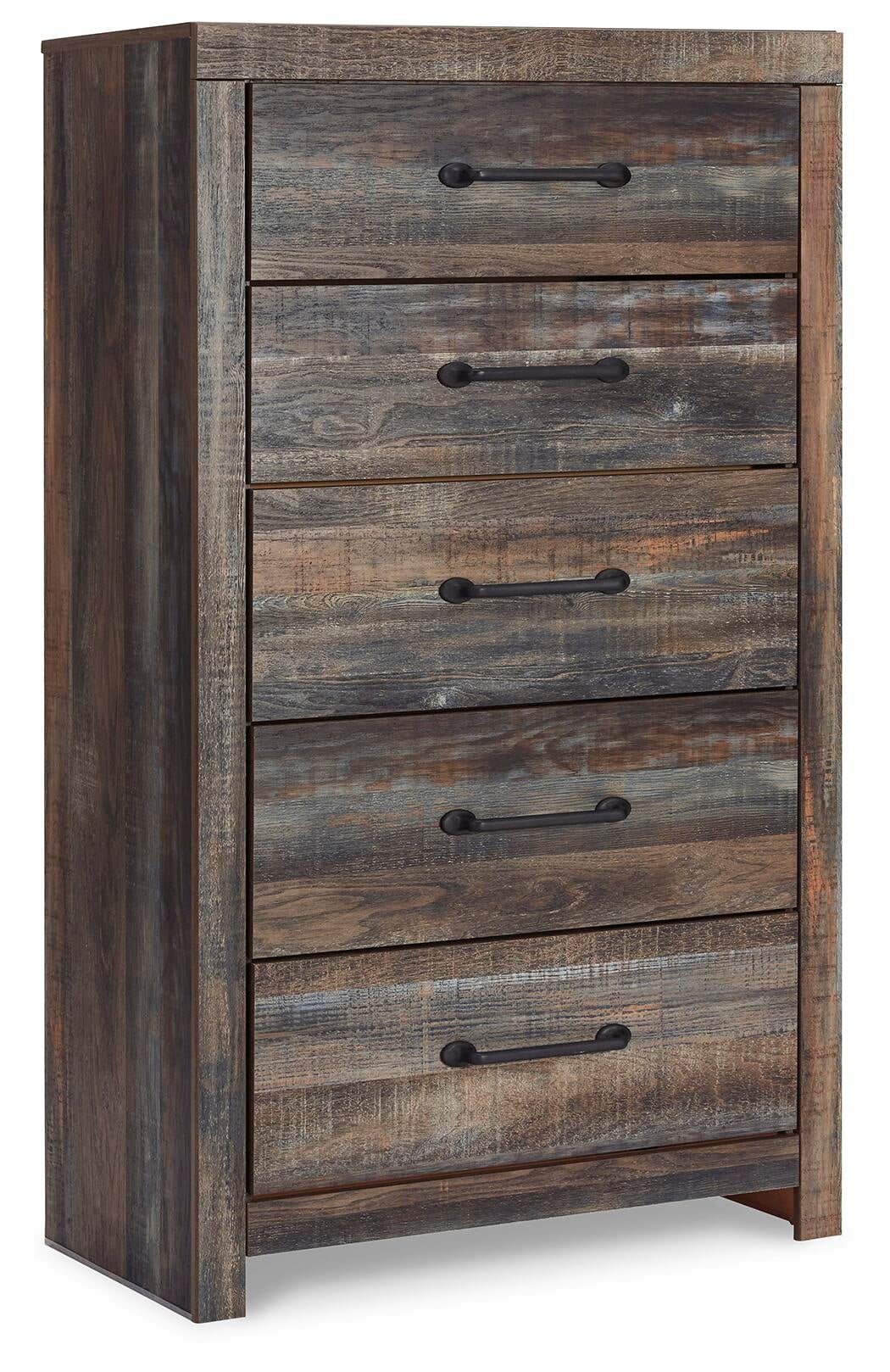 Drystan King/California King Bookcase Headboard, Dresser, Mirror, Chest and Nightstand