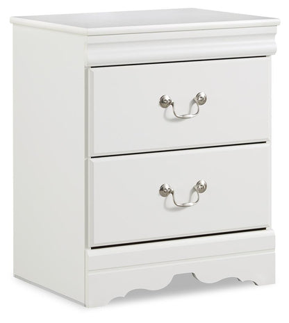 Anarasia Full Sleigh Headboard, Dresser, Mirror, Chest and Nightstand