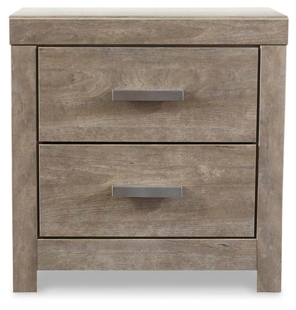 Culverbach King Panel Bed with Mirrored Dresser, Chest and Nightstand