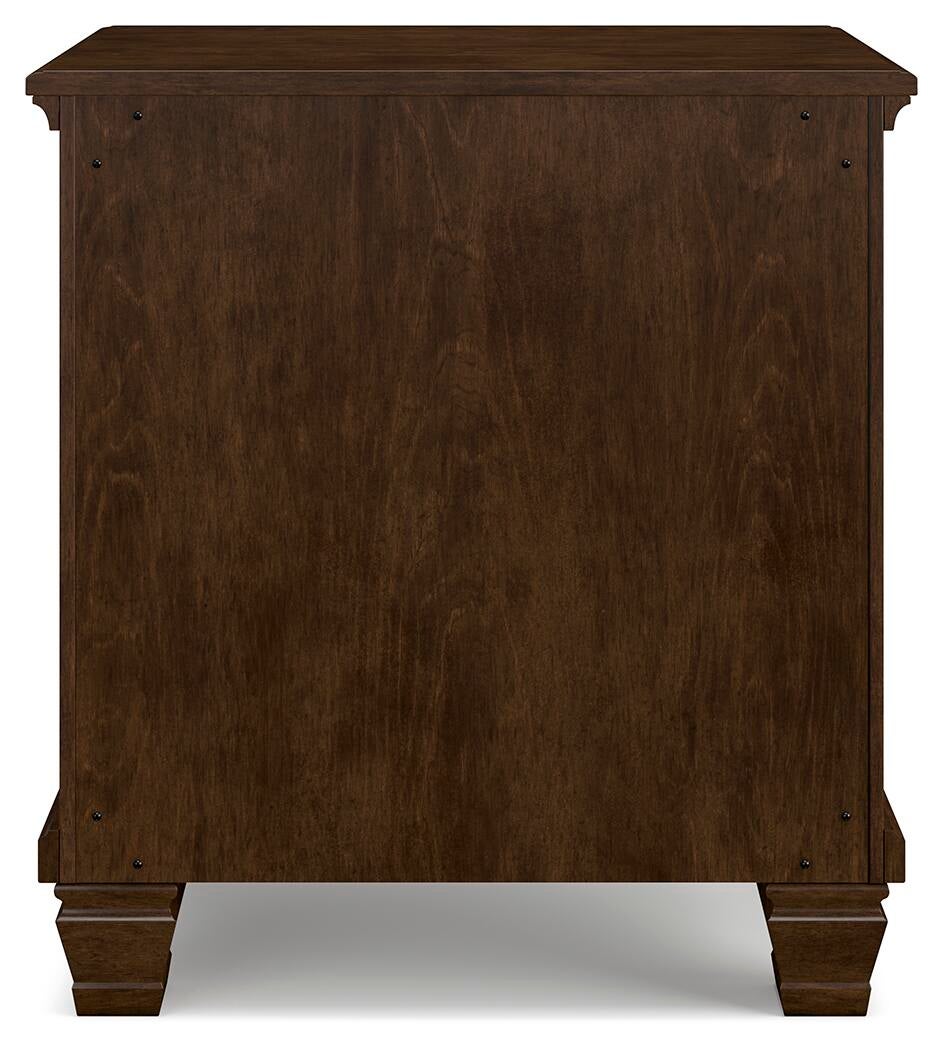 Danabrin Twin Panel Bed with Mirrored Dresser, Chest and Nightstand