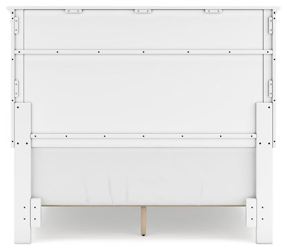Fortman Full Panel Bed with Mirrored Dresser and Nightstand