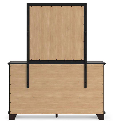 Covetown King Panel Bed, Dresser, Mirror, Chest and Nightstand