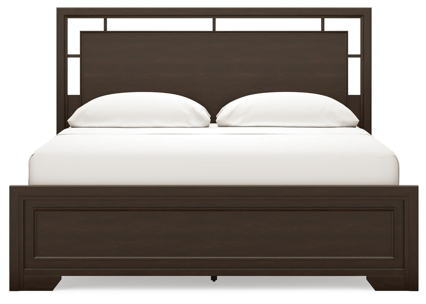 Covetown California King Panel Bed, Dresser, Mirror, Chest and Nightstand