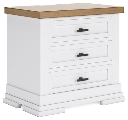 Ashbryn Queen Panel Storage Bed, Dresser, Mirror and Nightstand