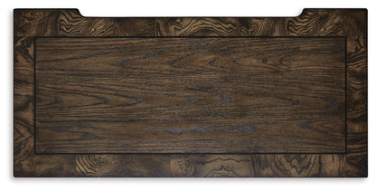 Maylee California King Upholstered Bed, Dresser, Mirror, Chest and Nightstand
