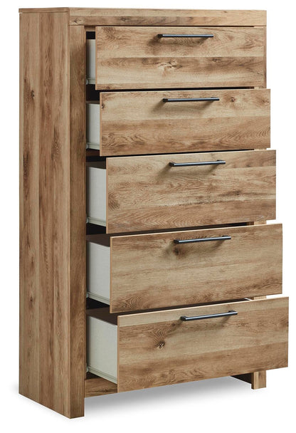 Hyanna Twin Panel Headboard, Dresser, Mirror, Chest and Nightstand