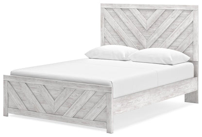Cayboni Queen Panel Bed, Dresser, Mirror, Chest and Nightstand