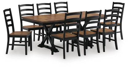 Wildenauer Dining Table and 8 Chairs