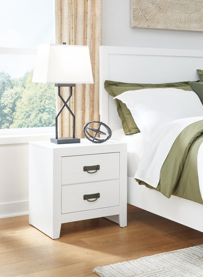 Binterglen King Panel Bed, Dresser, Mirror, Chest and Nightstand