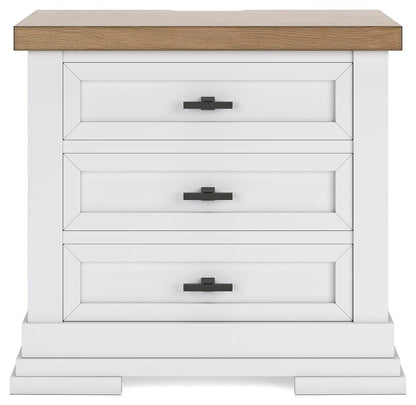 Ashbryn Queen Panel Storage Bed, Dresser, Mirror, Chest and Nightstand