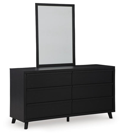 Danziar Queen Panel Headboard, Dresser, Mirror and Nightstand