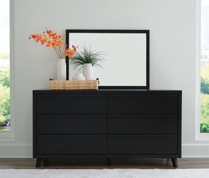 Danziar King Panel Headboard, Dresser, Mirror and Nightstand