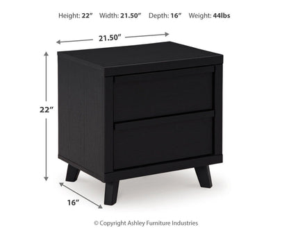 Danziar King Panel Headboard, Dresser, Mirror, Chest and Nightstand