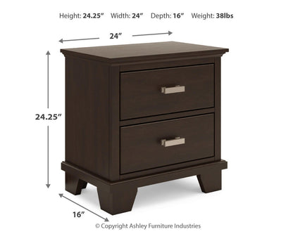 Covetown Full Panel Bed, Dresser, Mirror, Chest and Nightstand