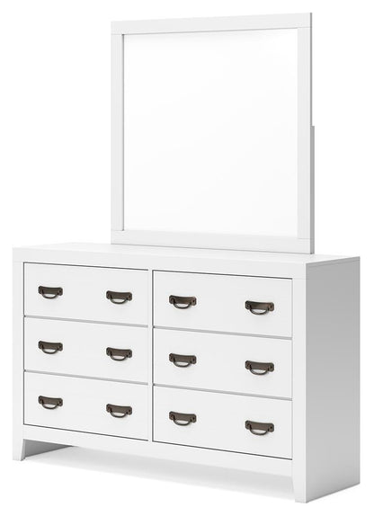 Binterglen Full Panel Bed, Dresser, Mirror, Chest and Nightstand