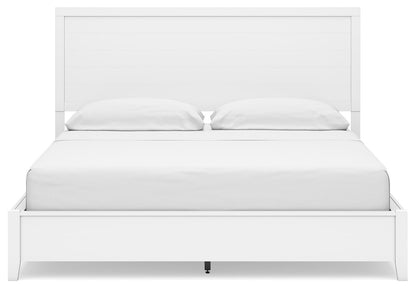 Binterglen California King Panel Bed, Dresser, Mirror, Chest and Nightstand