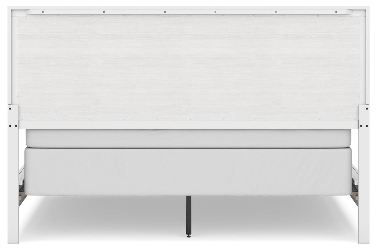 Binterglen California King Panel Bed, Dresser, Mirror, Chest and Nightstand