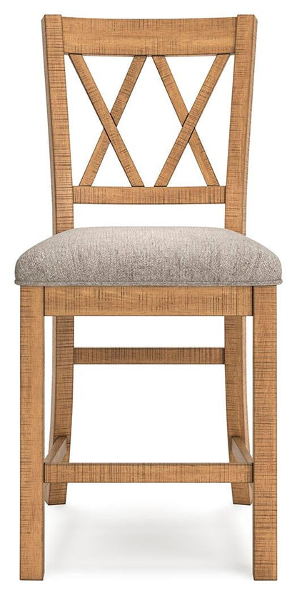 Havonplane Counter Height Dining Table and 8 Barstools