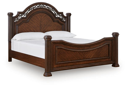 Lavinton King Poster Bed, Dresser, Mirror, Chest and Nightstand