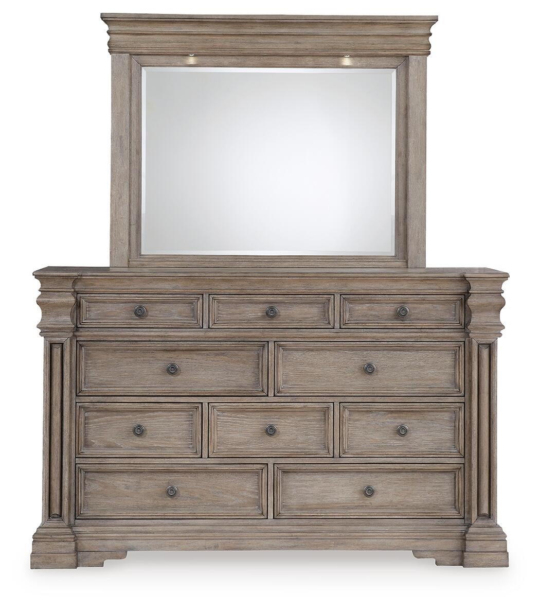 Blairhurst Queen Panel Bed, Dresser, Mirror, Chest and Nightstand