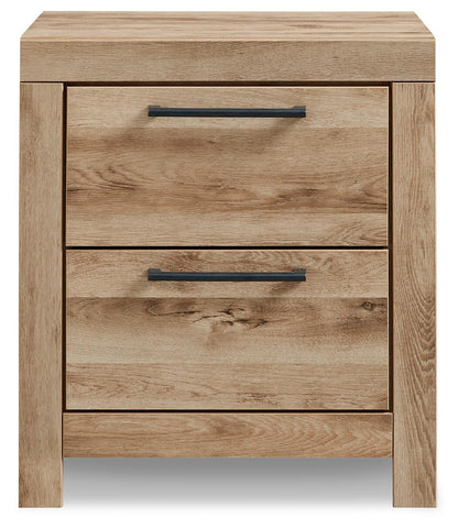 Hyanna King Panel Bed, Dresser, Mirror and Nightstand