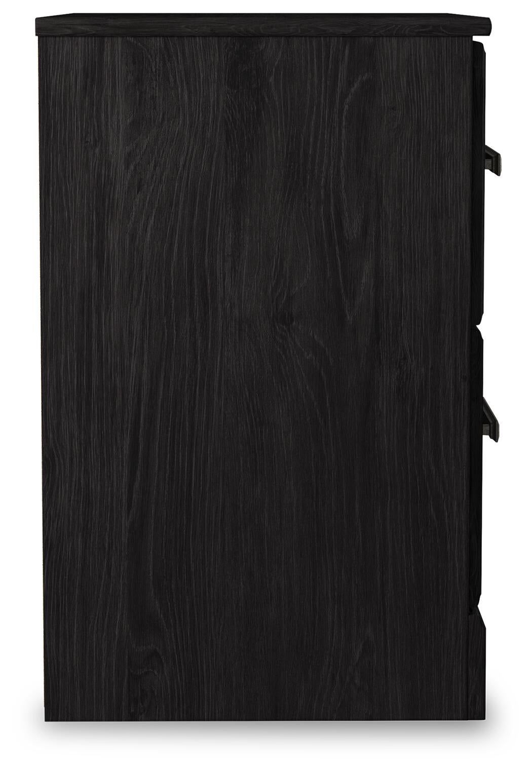 Belachime Twin Panel Bed with Mirrored Dresser, Chest and Nightstand