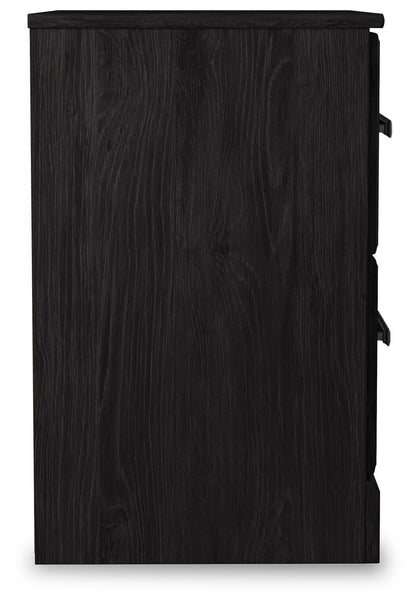 Belachime Twin Panel Bed with Mirrored Dresser, Chest and Nightstand