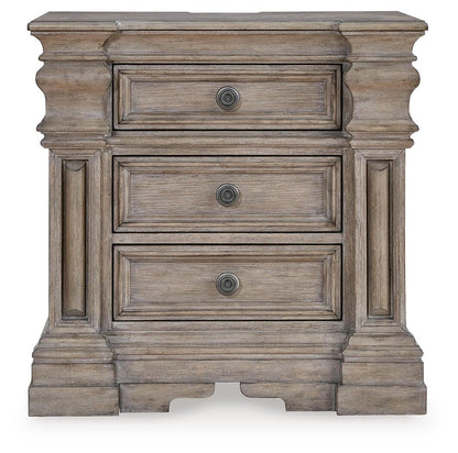 Blairhurst California King Panel Bed, Dresser, Mirror, Chest and Nightstand