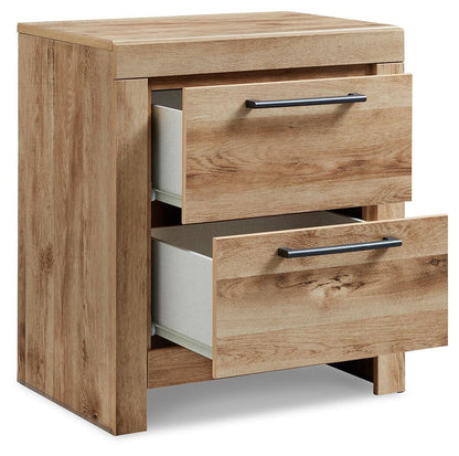 Hyanna Full Panel Bed with 2 Side Storage, Dresser, Mirror, Chest and Nightstand