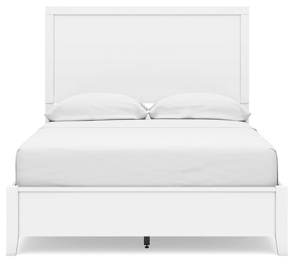 Binterglen Full Panel Bed with Mirrored Dresser