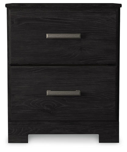 Belachime Queen Panel Bed with Mirrored Dresser, Chest and Nightstand