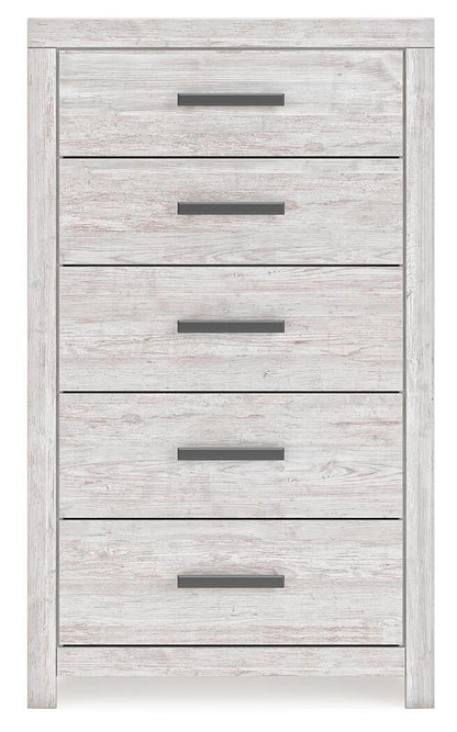 Cayboni Twin Panel Bed, Dresser, Mirror, Chest and Nightstand