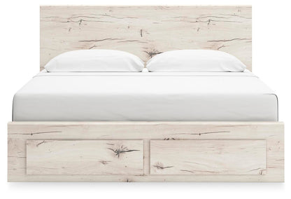 Lawroy King Panel Storage Bed, Dresser and Mirror
