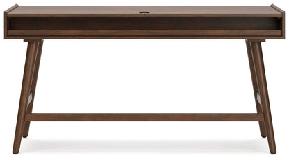 Lyncott Home Office Desk with Chair and Storage