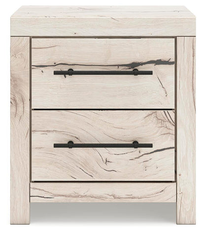 Lawroy Queen Panel Bed with Storage, Dresser, Mirror, Chest and Nightstand