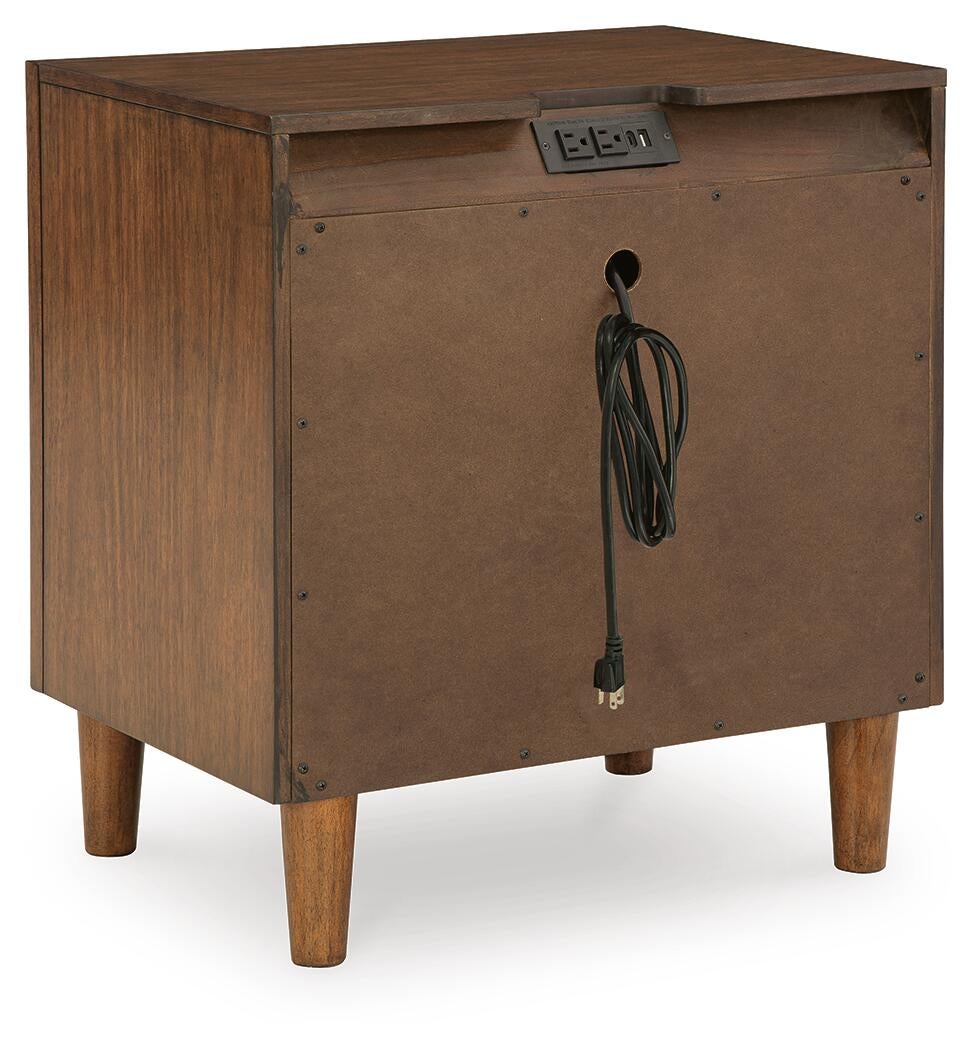 Lyncott California King Upholstered Bed, Dresser, Mirror, Chest and Nightstand