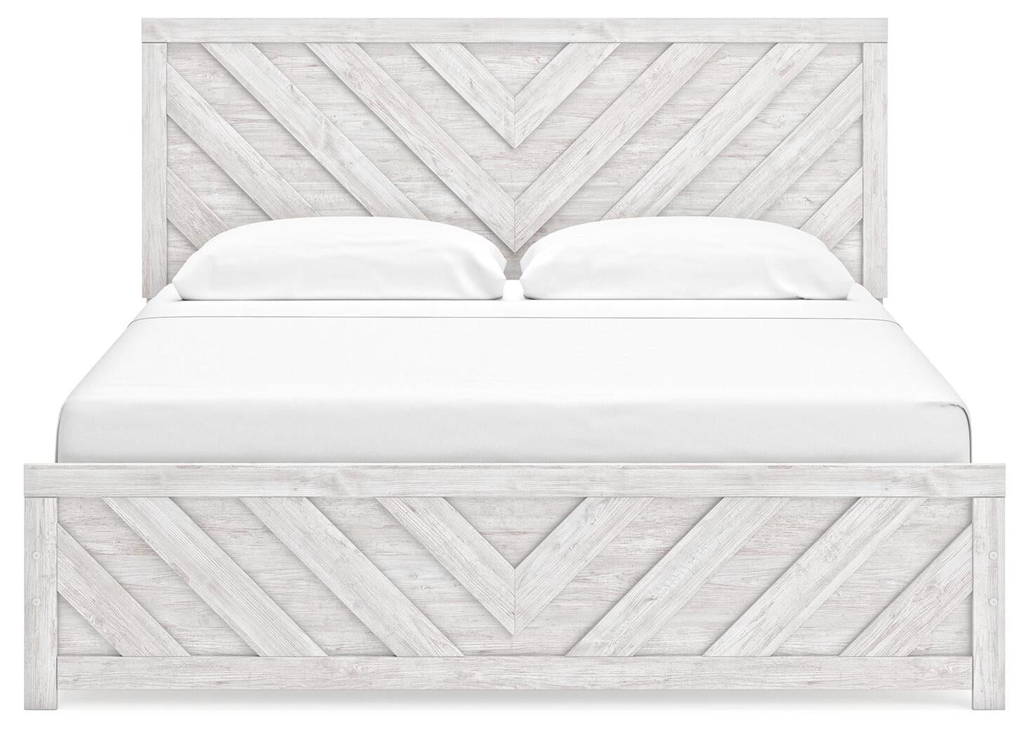 Cayboni King Panel Bed, Dresser, Mirror, Chest and Nightstand