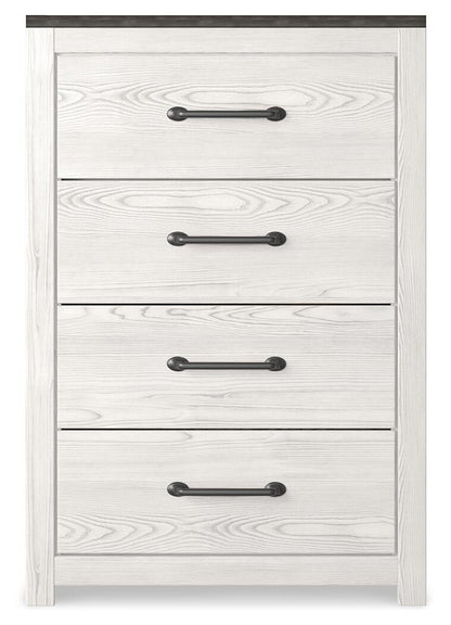 Gerridan Queen Panel Bed, Dresser, Mirror, Chest and Nightstand