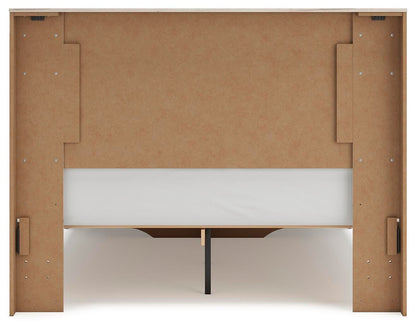 Lawroy Queen Panel Storage Bed, Dresser, Mirror and Nightstand