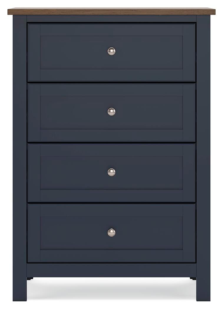 Landocken Full Panel Bed, Dresser, Mirror, Chest and Nightstand